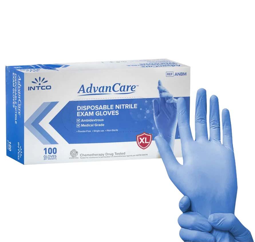 AdvanCare Disposable Nitrile Gloves